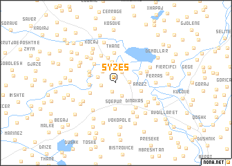 map of Syzës