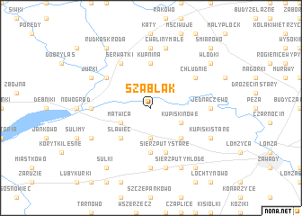 map of Szablak