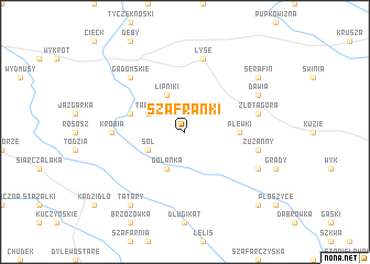 map of Szafranki