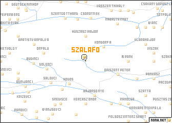 map of Szalafő