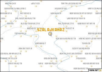 map of Szalajkaház