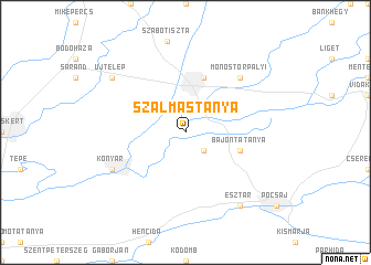 map of Szalmástanya