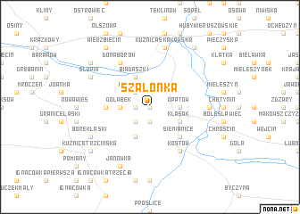 map of Szalonka