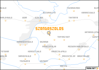 map of Szandaszőlős