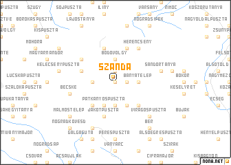 map of Szanda