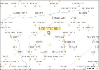 map of Szanticska