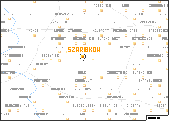 map of Szarbków