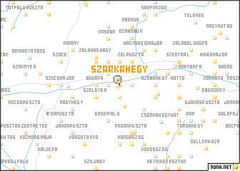 map of Szarkahegy