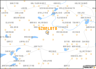 map of Szarłata