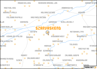 map of Szarvaskend