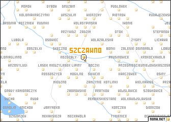 map of Szczawno