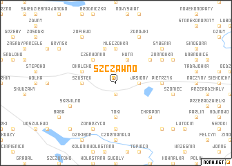 map of Szczawno