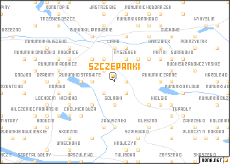 map of Szczepanki