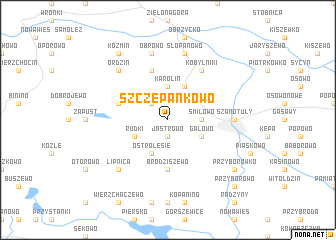 map of Szczepankowo