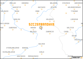 map of Szczerbanówka