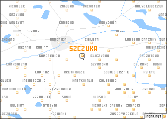 map of Szczuka