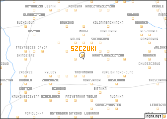 map of Szczuki