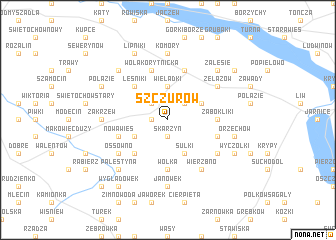 map of Szczurów