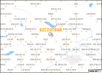 map of Szczutowo