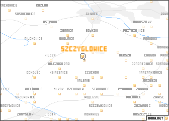 map of Szczygłowice