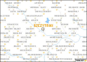 map of Szczytniki