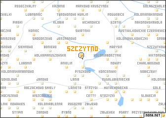 map of Szczytno