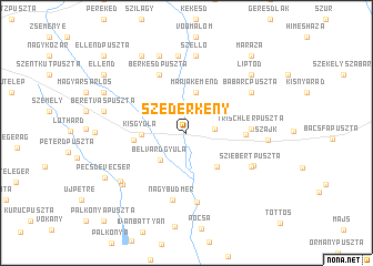 map of Szederkény