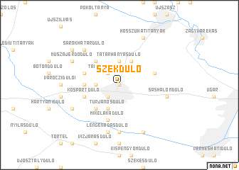 map of Székdůlő