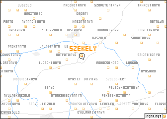 map of Székely