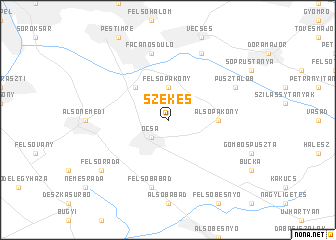 map of Székes