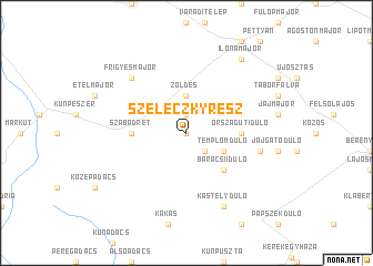 map of Szeleczkyrész