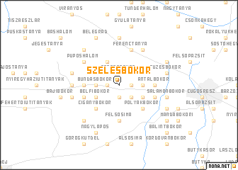 map of Szelesbokor