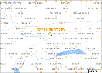 map of Szelków Stary