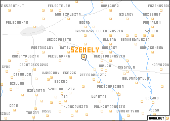 map of Szemely