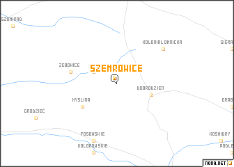 map of Szemrowice