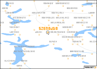 map of Szenajda