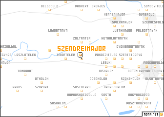 map of Szendreimajor