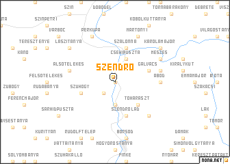 map of Szendrő