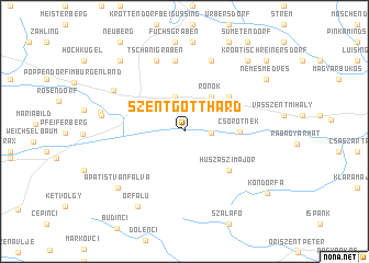 map of Szentgotthárd