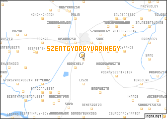 map of Szentgyörgyvárihegy