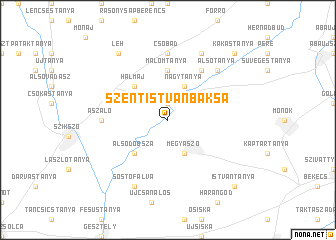 map of Szentistvánbaksa