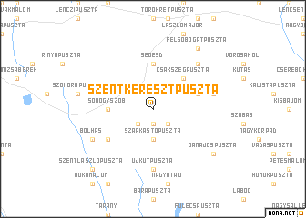 map of Szentkeresztpuszta