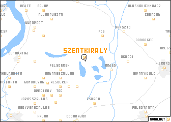 map of Szentkirály