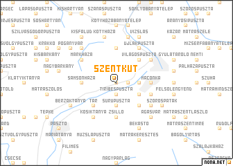 map of Szentkút