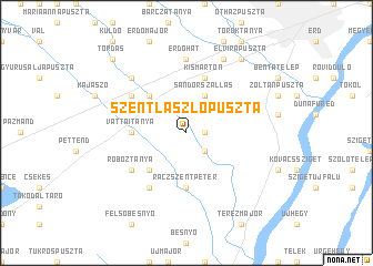 map of Szentlászlópuszta