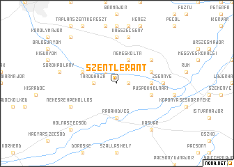 map of Szentléránt