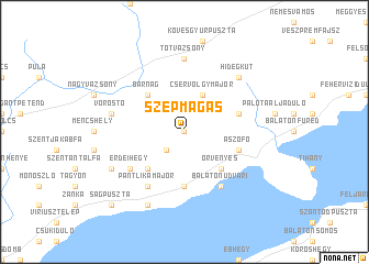 map of Szépmagas