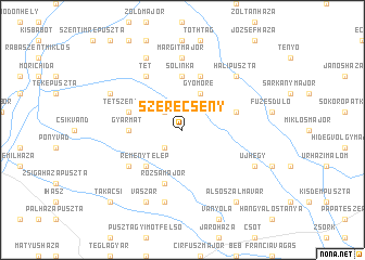 map of Szerecseny