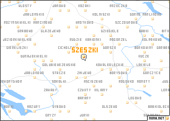 map of Szeszki