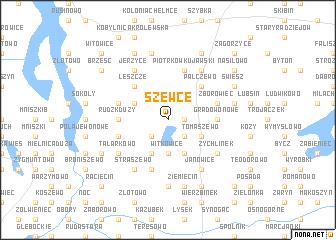 map of Szewce